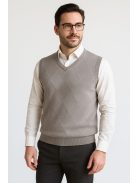 Pletená vesta Thomas Jeans v orechovej farbe