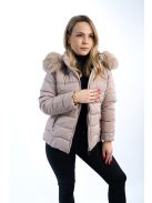 Dámska zimná bunda Thomas Jeans v svetlo béžovej farbe