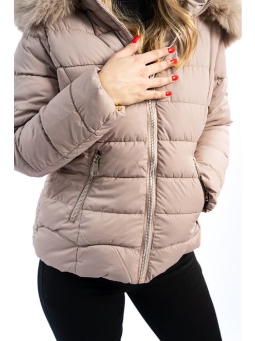 Thomas Jeans női téli dzseki világos bézs