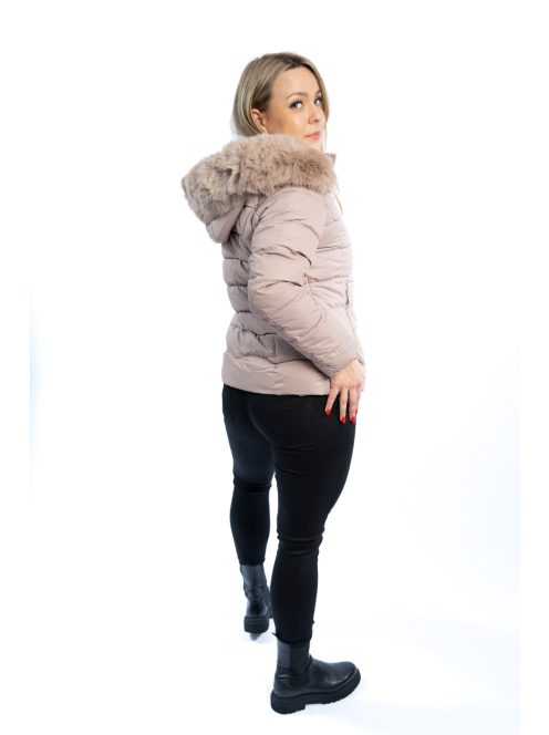 Dámska zimná bunda Thomas Jeans v svetlo béžovej farbe