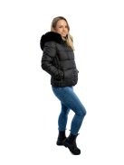 Dámska zimná bunda Thomas Jeans, čierna, krátka
