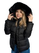 Thomas Jeans női téli dzseki fekete rövid