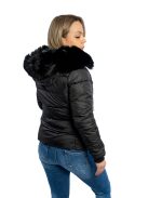 Thomas Jeans női téli dzseki fekete rövid