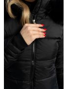 Thomas Jeans női téli dzseki fekete rövid