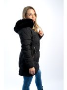 Thomas Jeans női kabát fekete félhosszú