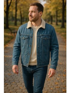 Thomas Jeans bélelt farmer kabát