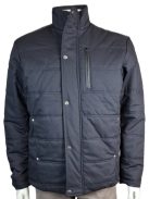 Thomas Jeans fekete bőrvállas kabát