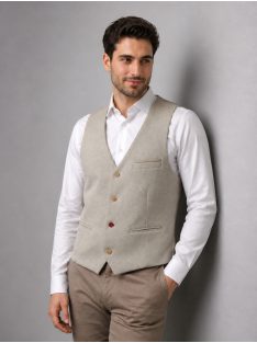 Thomas Jeans pánska vesta béžová