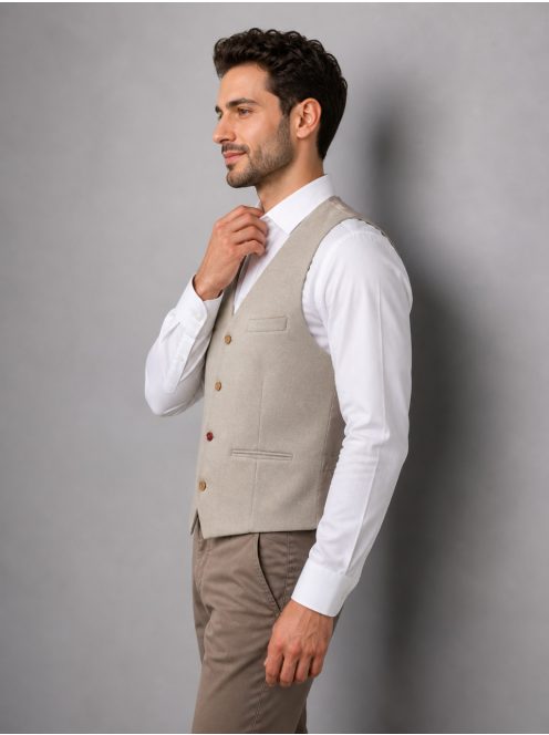 Thomas Jeans pánska vesta béžová
