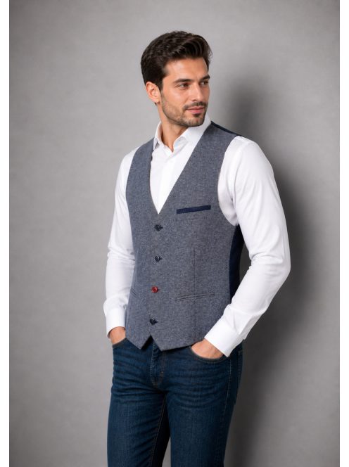 Vesta k obleku Thomas Jeans, sivá