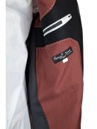 Čierne sako Thomas Jeans s výstužou na lakťoch