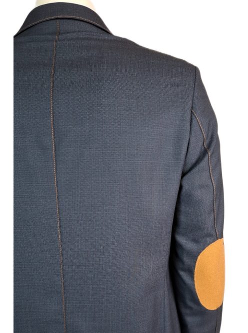 Thomas Jeans  kék zakó barna könyöklő betéttel