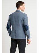 Thomas Jeans szürke zakó kék könyöklő betéttel