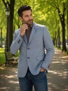 Letné sako Thomas Jeans v šedej farbe