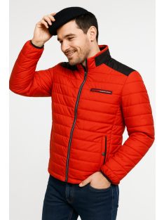 Prešívaná bunda Thomas Jeans v červenej farbe