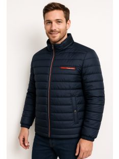 Prešívaná bunda Thomas Jeans v tmavomodrej farbe