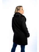 Thomas Jeans női szövetkabát fekete