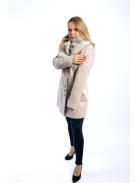 Thomas Jeans női szövetkabát bézs mintás