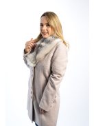 Thomas Jeans női szövetkabát bézs mintás