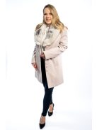 Thomas Jeans női szövetkabát bézs mintás