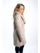 Thomas Jeans női szövetkabát bézs mintás