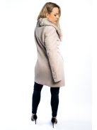 Thomas Jeans női szövetkabát bézs mintás