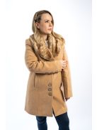 Thomas Jeans női szövetkabát barna