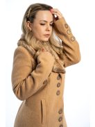 Thomas Jeans női szövetkabát barna