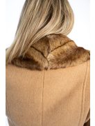 Thomas Jeans női szövetkabát barna