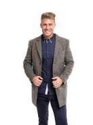 Látkový kabát Thomas Jeans s vzorom borovicových vetvičiek