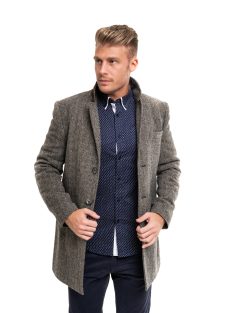 Látkový kabát Thomas Jeans s vzorom borovicových vetvičiek