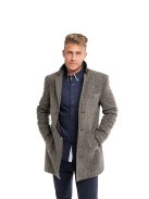Látkový kabát Thomas Jeans s vzorom borovicových vetvičiek
