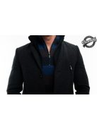 Thomas Jeasn szövetkabát sötétszürke belső mellyényes