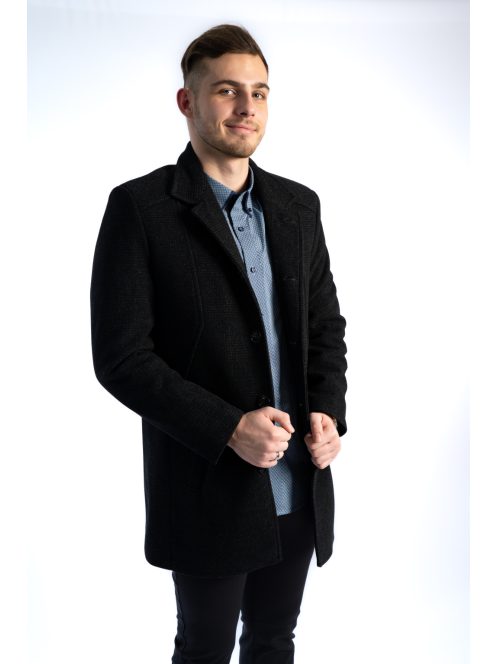Thomas Jeans szövetkabát sötétszürke kockás