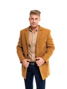 Thomas Jeans szövetkabát mustárbarna