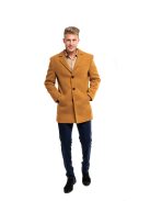 Thomas Jeans szövetkabát mustárbarna