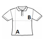 Méretvételi útmutató – galléros póló